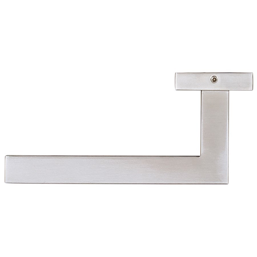 Canarm Bishop 7in Toilet Paper Holder | Brushed Nickel Stainless Steel | Bathroom & Powder Room | 7 x 3 x 2 in | Model BA101A07BN