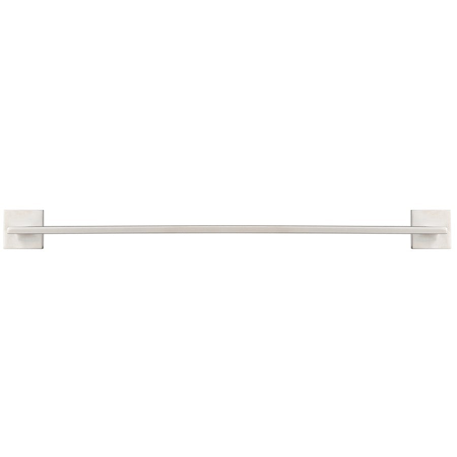 Canarm Bishop 24in Towel Bar | Brushed Nickel Stainless Steel | Bathroom & Spa Towel Rack | 24 x 3 x 2 in | Model BA101A24BN