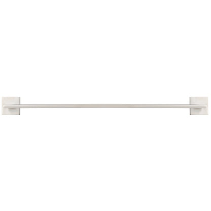 Canarm Bishop 24in Towel Bar | Brushed Nickel Stainless Steel | Bathroom & Spa Towel Rack | 24 x 3 x 2 in | Model BA101A24BN