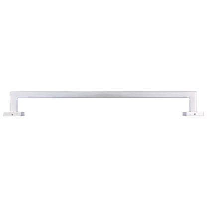 Canarm Bishop 24in Towel Bar | Brushed Nickel Stainless Steel | Bathroom & Spa Towel Rack | 24 x 3 x 2 in | Model BA101A24BN