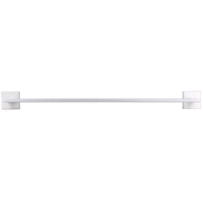 Canarm Bishop 24in Towel Bar | Brushed Nickel Stainless Steel | Bathroom & Spa Towel Rack | 24 x 3 x 2 in | Model BA101A24BN
