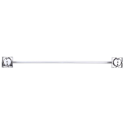 Canarm Bishop 24in Towel Bar | Brushed Nickel Stainless Steel | Bathroom & Spa Towel Rack | 24 x 3 x 2 in | Model BA101A24BN
