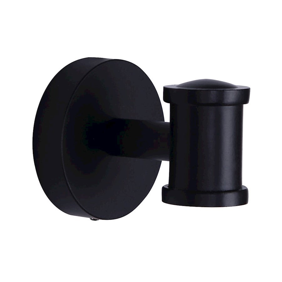Canarm Carson Bath Accessory | Matte Black Metal | Bathroom & Powder Room Hardware | 2 x 2 x 2 in | Model BA102A02BK