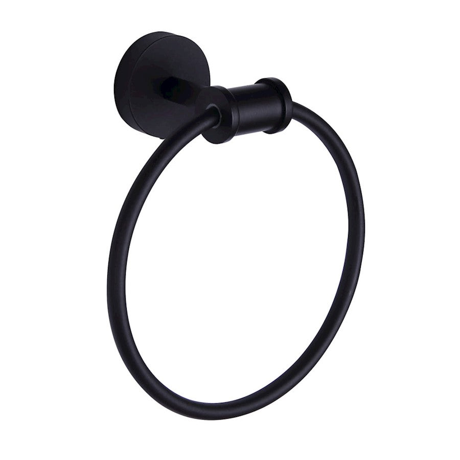 Canarm Carson 6.75in Bath Accessory | Matte Black | Bathroom & Powder Room | 3.38 x 6.75 x 7.38 in | Model BA102A07BK