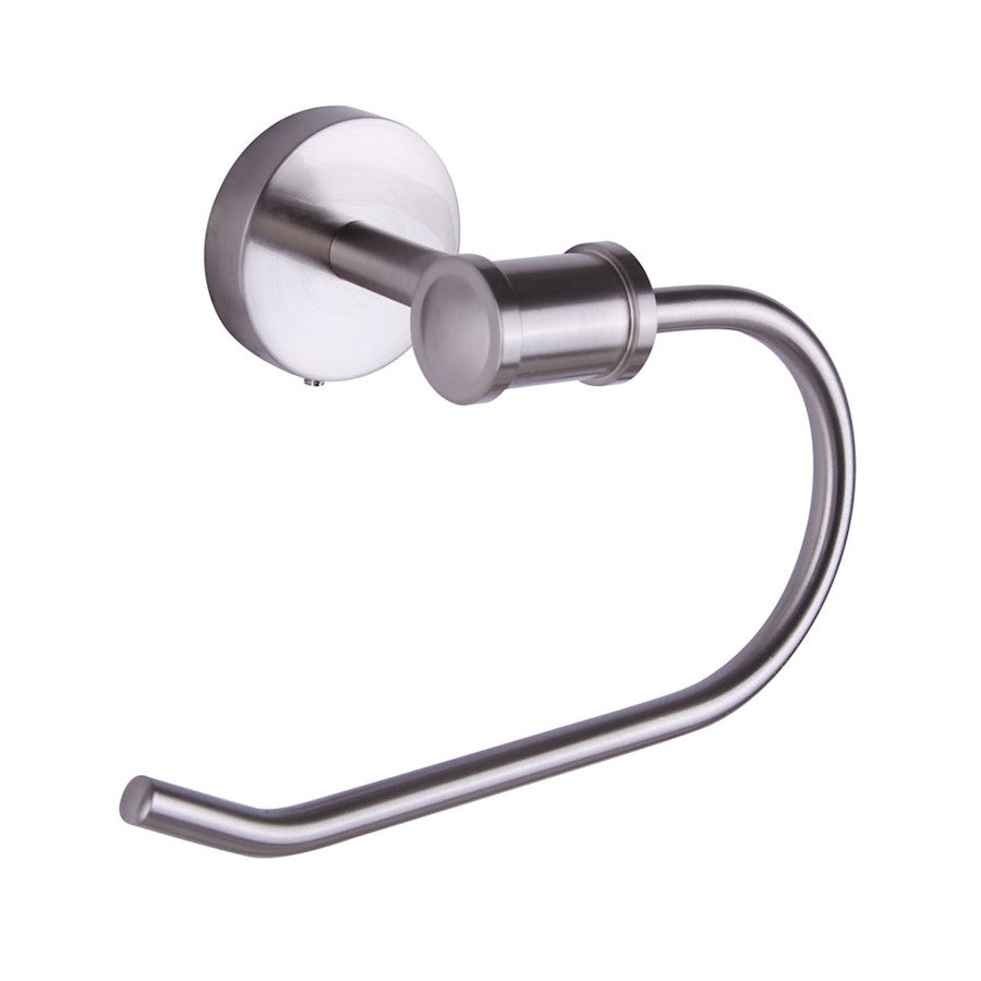 Canarm Carson 7in Bath Accessory | Brushed Nickel Metal | Bathroom Towel Bar & Robe Hook | W 7 x D 3 x H 5 in | Model BA102A08BN