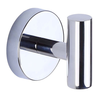 Canarm Cain 2in Robe/Towel Hook | Chrome Stainless Steel and Diecast Aluminum | Bathroom & Entryway | 2 x 2 x 2 in | Model BA103A02CH