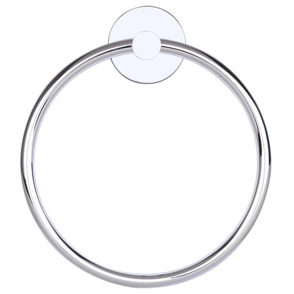 Canarm Cain 7in Towel Ring | Chrome Stainless Steel and Diecast Aluminum | Bathroom & Entryway | 7 x 3 x 7 in | Model BA103A07CH