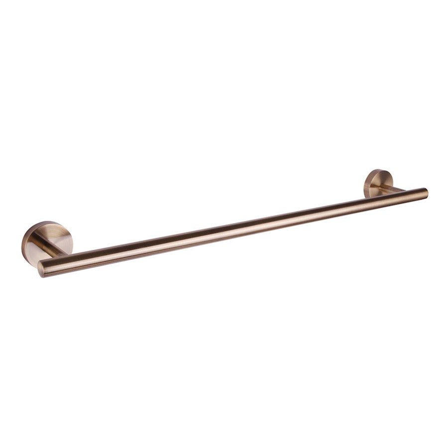 Canarm Cain 24in Towel Bar | Gold Aluminum | Bathroom & Powder Room Towel Rack | 24 x 3 x 2 in | Model BA103A24GD