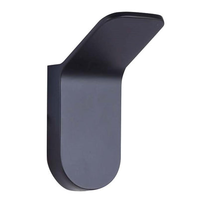 Canarm Lyla 2in Robe/Towel Hook | Matte Black Aluminum | Bathroom & Powder Room Wall Hook | 2 x 1 x 2 in | Model BA105A02BK