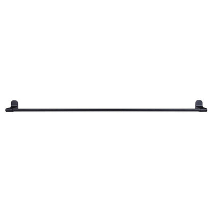 Canarm Lyla 24in Towel Bar | Matte Black Aluminum | Bathroom & Spa Wall Mount | 24 x 2.75 x 2.13 in | Model BA105A24BK