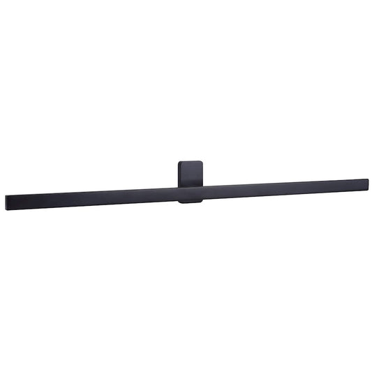 Canarm Archer 24in Towel Bar | Matte Black Metal | Bathroom & Powder Room Wall Mount | 24 x 3 x 3 in | Model BA106A24BK