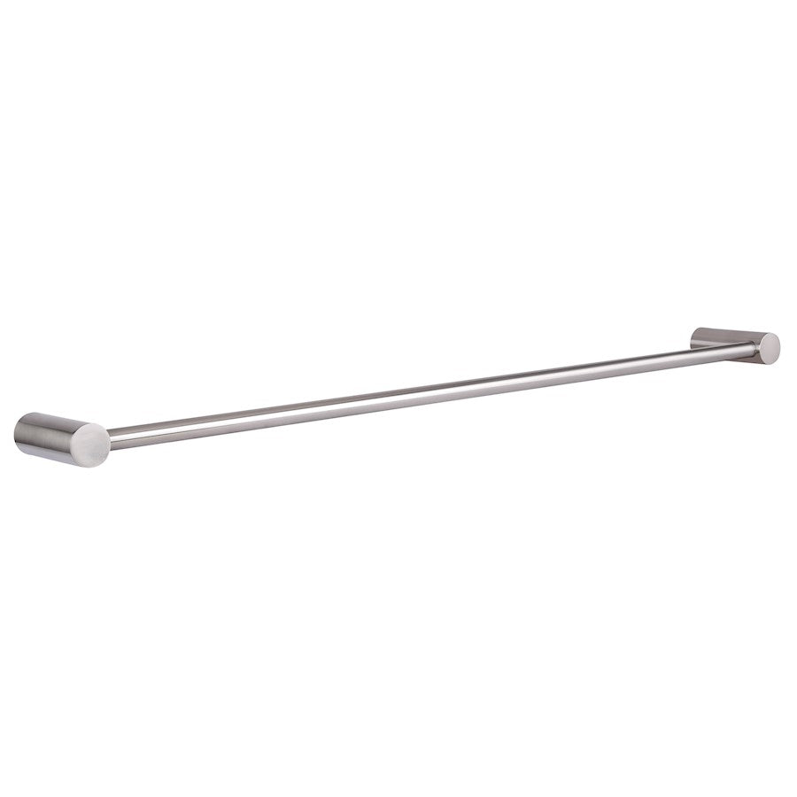 Canarm Arri 24in Towel Bar | Brushed Nickel Metal | Bathroom & Powder Room | 24 x 3 x 1 in | Model BA107A24BN