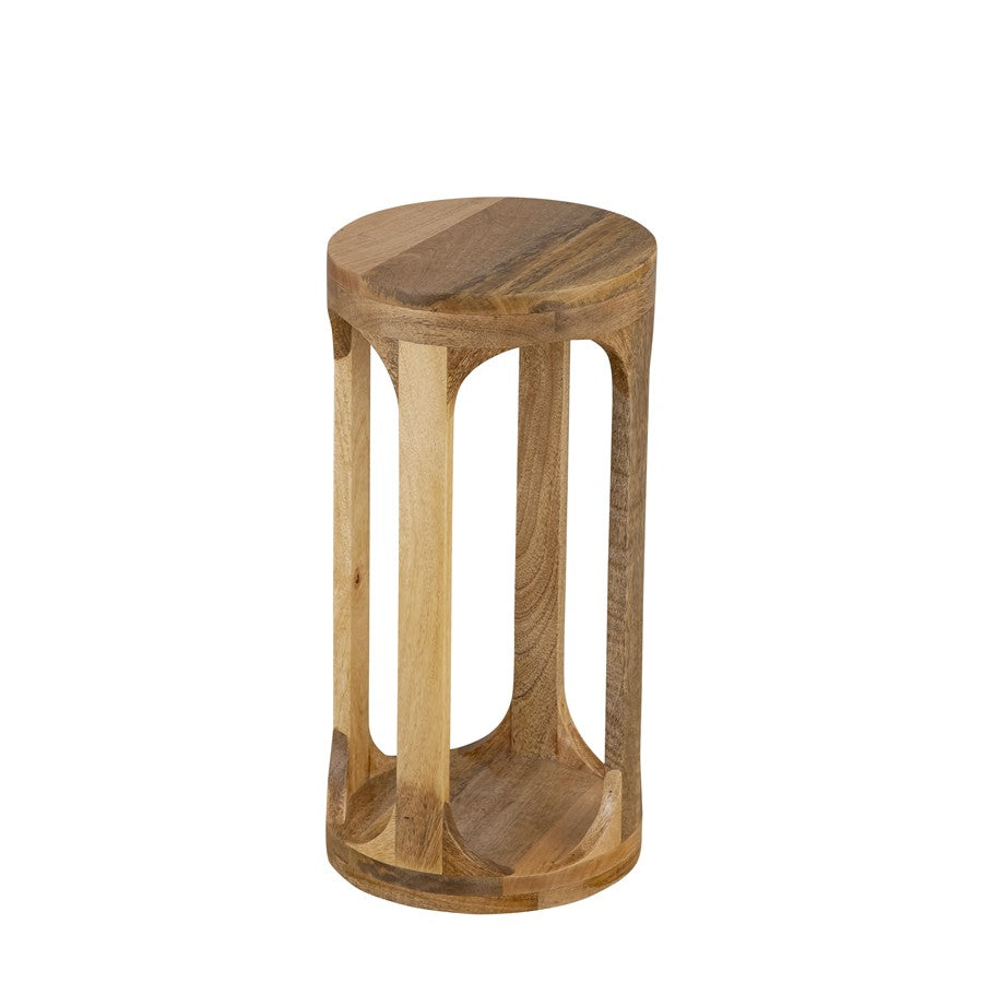 Canarm Lane 20in Side Table | Mango Wood | Living Room & Bedroom Accent Table | 10 x 20 in | Model BAC-AST012
