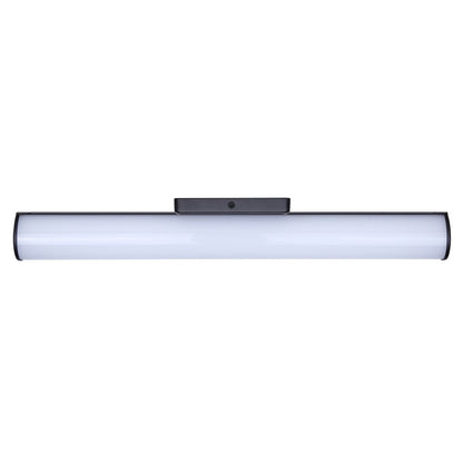 Canarm Osten 18in 1-Light Vanity Light | Modern Matte Black Aluminum & Iron | Bathroom & Powder Room | 18 x 4.72 x 2.5 in | Model BL-02B-18-BK-C