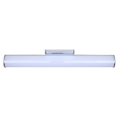 Canarm Osten 18in 1-Light LED Vanity | Modern Brushed Nickel and PC Lens | Bathroom & Powder Room | 18 x 4 x 2 in | Model BL-02B-18-CH-C