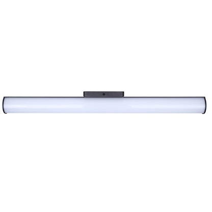 Canarm Osten 24in 1-Light LED Vanity | Modern Black and PC Lens | Bathroom & Powder Room | 24 x 4 x 2 in | Model BL-02B-24-BK-C