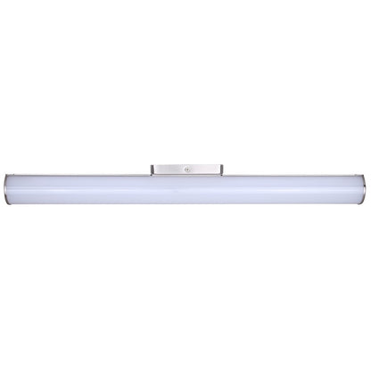 Canarm Osten 24in 1-Light LED Vanity | Modern Brushed Nickel and PC Lens | Bathroom & Powder Room | 24 x 4 x 2 in | Model BL-02B-24-BN-C