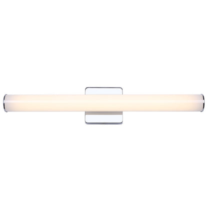 Canarm Osten 24in 1-Light LED Vanity | Modern Chrome and PC Lens | Bathroom & Powder Room | 24 x 4 x 2 in | Model BL-02B-24-CH-C