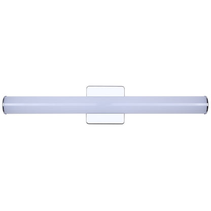 Canarm Osten 24in 1-Light LED Vanity | Modern Chrome and PC Lens | Bathroom & Powder Room | 24 x 4 x 2 in | Model BL-02B-24-CH-C