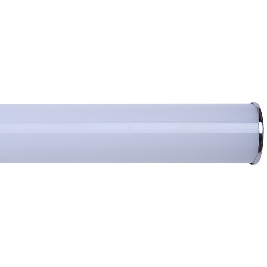 Canarm Osten 24in 1-Light LED Vanity | Modern Chrome and PC Lens | Bathroom & Powder Room | 24 x 4 x 2 in | Model BL-02B-24-CH-C