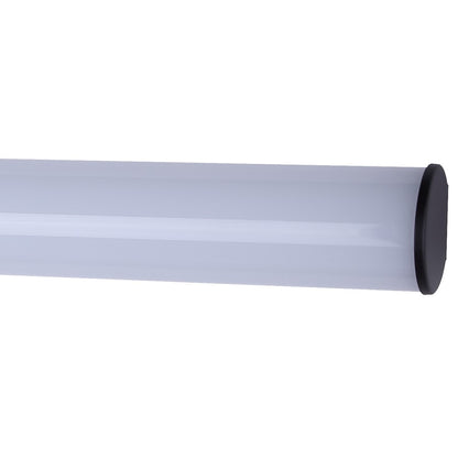 Canarm Osten 30in 1-Light Vanity | Modern Matte Black Aluminum & Iron | Bathroom & Powder Room | 30 x 4 x 2 in, Dimmable LED | Model BL-02B-30-BK-C