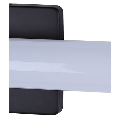 Canarm Osten 30in 1-Light Vanity | Modern Matte Black Aluminum & Iron | Bathroom & Powder Room | 30 x 4 x 2 in, Dimmable LED | Model BL-02B-30-BK-C