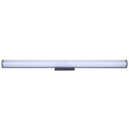 Canarm Osten 30in 1-Light Vanity | Modern Matte Black Aluminum & Iron | Bathroom & Powder Room | 30 x 4 x 2 in, Dimmable LED | Model BL-02B-30-BK-C