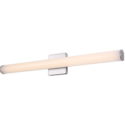 Canarm Osten 30in 1-Light Vanity | Modern Brushed Nickel Aluminum & Iron | Bathroom & Powder Room | 30 x 4 x 2 in, Dimmable LED | Model BL-02B-30-BN-C