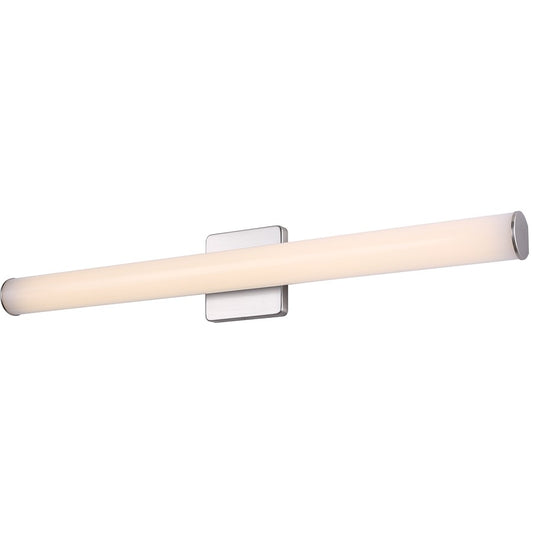 Canarm Osten 30in 1-Light Vanity | Modern Brushed Nickel Aluminum & Iron | Bathroom & Powder Room | 30 x 4 x 2 in, Dimmable LED | Model BL-02B-30-BN-C