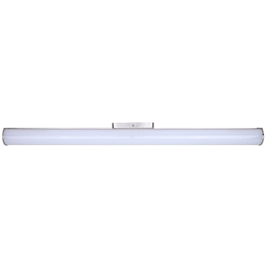 Canarm Osten 30in 1-Light Vanity | Modern Brushed Nickel Aluminum & Iron | Bathroom & Powder Room | 30 x 4 x 2 in, Dimmable LED | Model BL-02B-30-BN-C