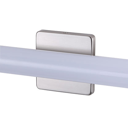 Canarm Osten 30in 1-Light Vanity | Modern Brushed Nickel Aluminum & Iron | Bathroom & Powder Room | 30 x 4 x 2 in, Dimmable LED | Model BL-02B-30-BN-C
