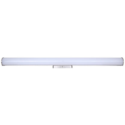 Canarm Osten 30in 1-Light Vanity | Modern Brushed Nickel Aluminum & Iron | Bathroom & Powder Room | 30 x 4 x 2 in, Dimmable LED | Model BL-02B-30-BN-C