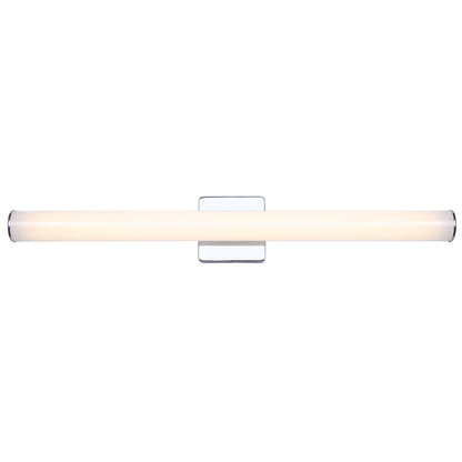 Canarm Osten 30in 1-Light Vanity | Modern Brushed Nickel Aluminum & Iron | Bathroom & Powder Room | 30 x 4 x 2 in | Model BL-02B-30-CH-C