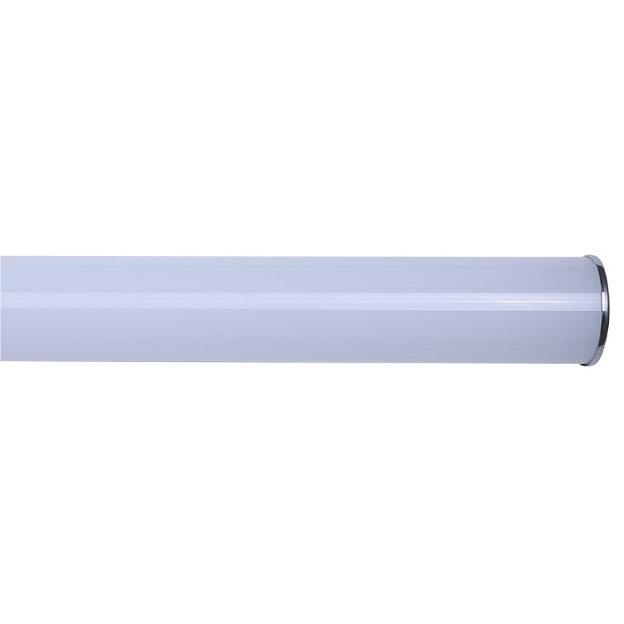 Canarm Osten 30in 1-Light Vanity | Modern Brushed Nickel Aluminum & Iron | Bathroom & Powder Room | 30 x 4 x 2 in | Model BL-02B-30-CH-C