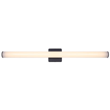 Canarm Osten 36in 1-Light Vanity | Modern Matte Black Aluminum & Iron | Bathroom & Powder Room | 36 x 4 x 2 in, Dimmable LED | Model BL-02B-36-BK-C