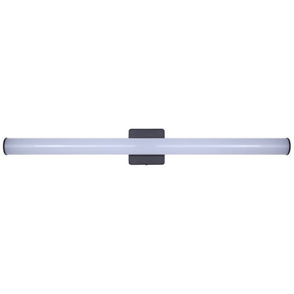 Canarm Osten 36in 1-Light Vanity | Modern Matte Black Aluminum & Iron | Bathroom & Powder Room | 36 x 4 x 2 in, Dimmable LED | Model BL-02B-36-BK-C