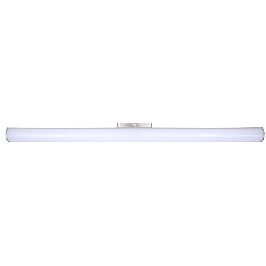 Canarm Osten 36in 3-Light LED Vanity | Brushed Nickel Cylindrical | Bathroom & Powder Room | 2000 Lumens, 3000K-5000K, Dimmable | Model BL-02B-36-BN-C