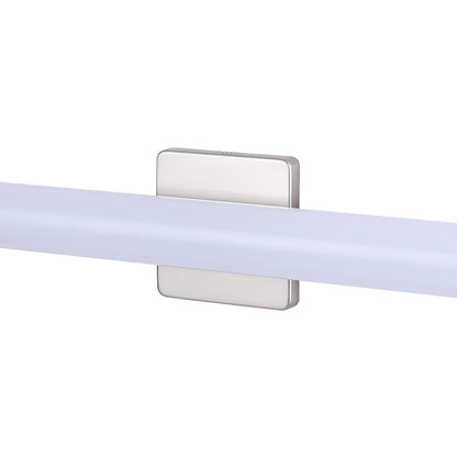 Canarm Osten 36in 3-Light LED Vanity | Brushed Nickel Cylindrical | Bathroom & Powder Room | 2000 Lumens, 3000K-5000K, Dimmable | Model BL-02B-36-BN-C