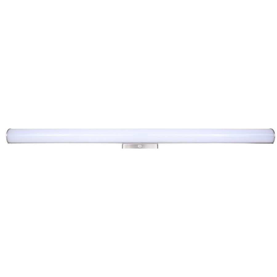Canarm Osten 36in 3-Light LED Vanity | Brushed Nickel Cylindrical | Bathroom & Powder Room | 2000 Lumens, 3000K-5000K, Dimmable | Model BL-02B-36-BN-C