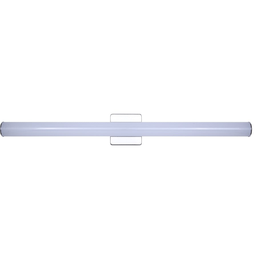 Canarm Osten 36in 3-Light LED Vanity | Chrome Cylindrical | Bathroom & Powder Room | 2000 Lumens, 3000K-5000K, Dimmable | Model BL-02B-36-CH-C