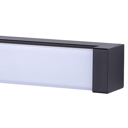 Canarm Jonah 18in 1-Light LED Vanity Light | Modern Matte Black Aluminum | Bathroom & Powder Room | 18 x 4.72 x 2.5 in | Model BL-30B-18-BK-C