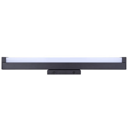 Canarm Jonah 18in 1-Light LED Vanity Light | Modern Matte Black Aluminum | Bathroom & Powder Room | 18 x 4.72 x 2.5 in | Model BL-30B-18-BK-C