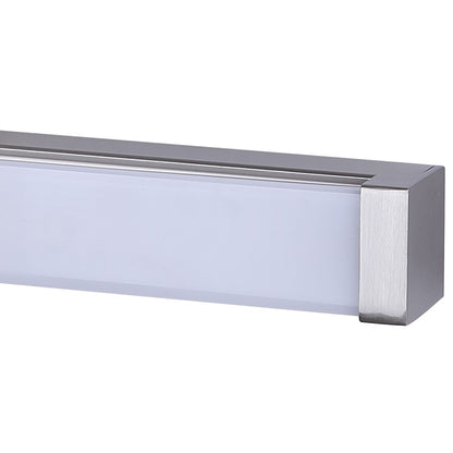 Canarm Jonah 18in 1-Light LED Vanity Light | Modern Brushed Nickel Aluminum | Bathroom & Powder Room | 18 x 4.72 x 2.5 in | Model BL-30B-18-BN-C