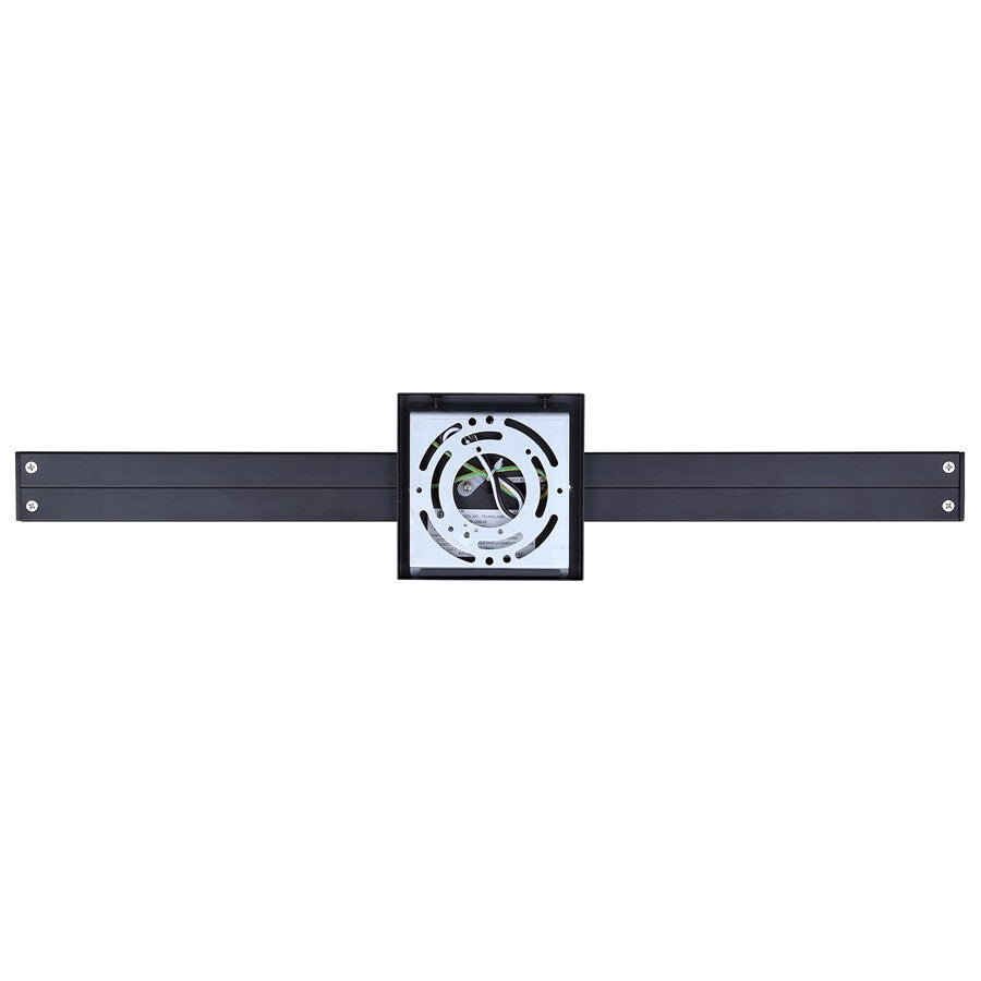 Canarm Jonah 24in 1-Light LED Vanity Light | Modern Matte Black Aluminum | Bathroom & Powder Room | 24 x 4.72 x 2.5 in | Model BL-30B-24-BK-C