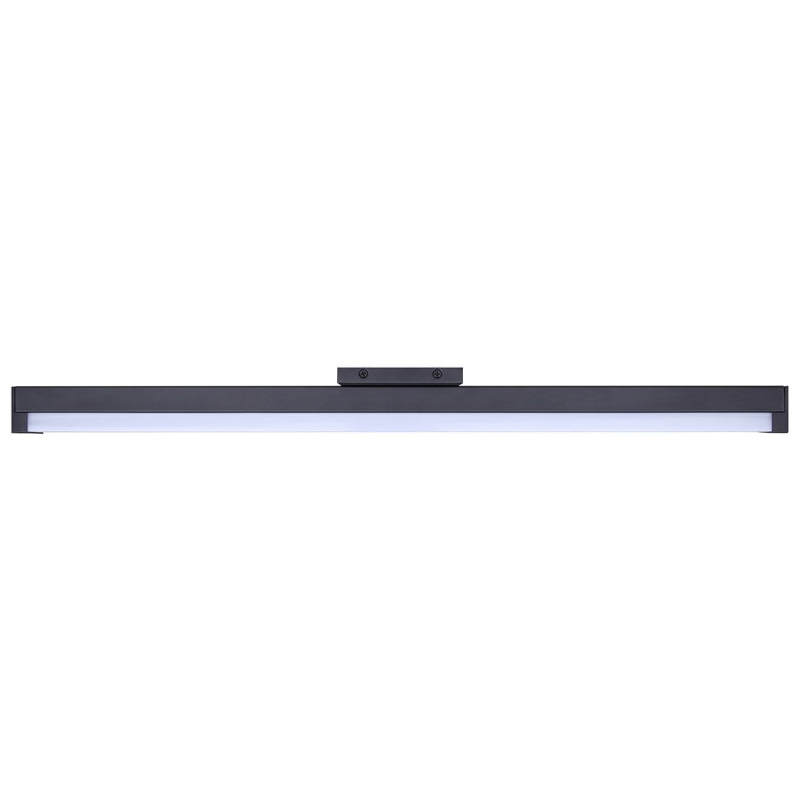Canarm Jonah 30in 1-Light LED Vanity Light | Modern Matte Black Aluminum | Bathroom & Powder Room | 30 x 4.72 x 2.5 in | Model BL-30B-30-BK-C