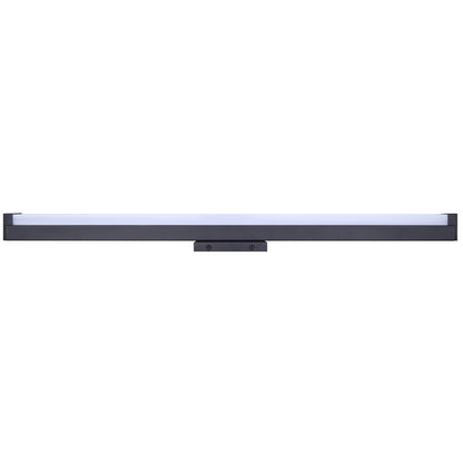Canarm Jonah 30in 1-Light LED Vanity Light | Modern Matte Black Aluminum | Bathroom & Powder Room | 30 x 4.72 x 2.5 in | Model BL-30B-30-BK-C