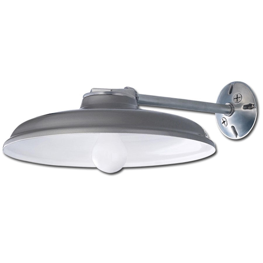 Canarm 16in Outdoor Sign Light | Black Aluminum | Entryway & Commercial Signage | 31 x 16 x 16 in | Model BL16WACBK