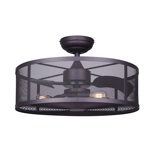 Canarm Arris II 42in Ceiling Fan | Oil Rubbed Bronze Finish | Bedroom & Living Room | 42 x 42 x 7 in | Model CF24ARP3ORB