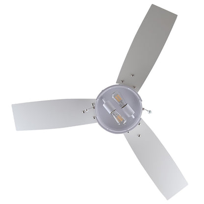 Canarm Attley 42in 2-Light Ceiling Fan | Classic Matte White and White MDF Blades | Bedroom & Living Room | 42 x 42 x 14.5 in | Model CF42ATT3WH