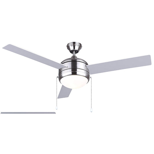 Canarm Calibre 48in 2-Light Ceiling Fan | Matte Black and Flat Opal Glass | Bedroom & Living Room | 48 x 48 x 16 in | Model CF48CA33BN